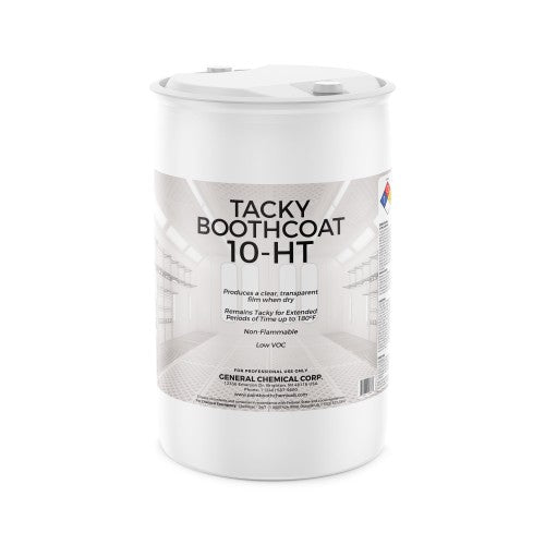 Tacky Booth Coating 10HT - Water Based Clear Tacky Coating Paint Booth Protection