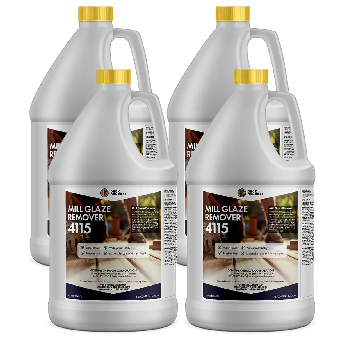 DeckGeneral Mill Glaze Remover - Remove Resin from New Wood
