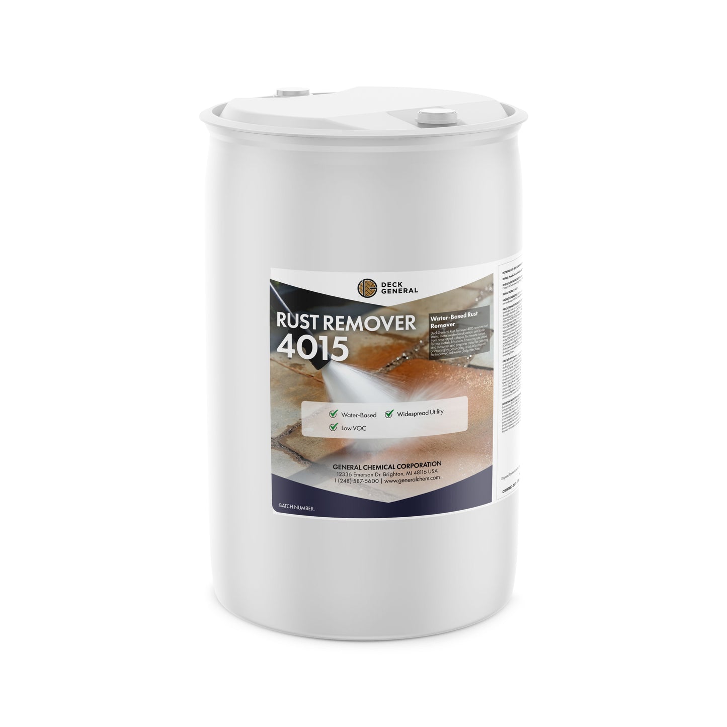 PaverGeneral Rust Remover 4015 - Effective Rust Clean Up for Walkways, Pools, Brick, and More