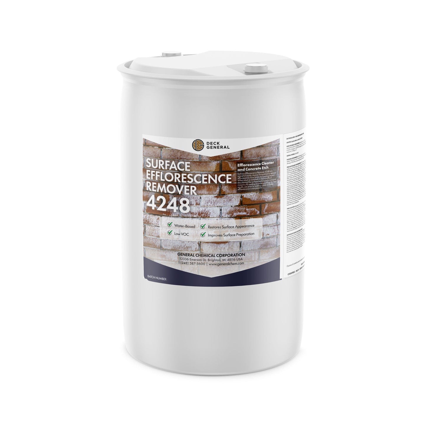 PaverGeneral Surface Efflorescence Remover 4248 - Remove Salt Stains from Brick, Stone, Concrete, and More