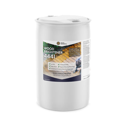 DeckGeneral Down Stream Injectable Wood Brightener 4441 - Revitalize Wood's Natural Color and Vibrancy