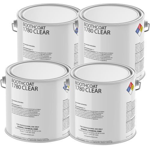 Booth Coat 1780 Clear - Clear Protective Barrier for Grates, Floors and Walls