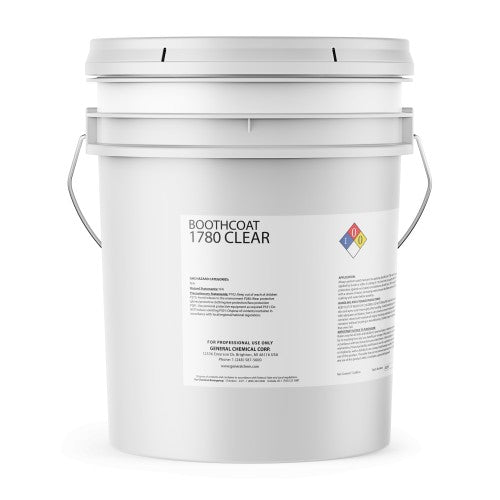 Booth Coat 1780 Clear - Clear Protective Barrier for Grates, Floors and Walls