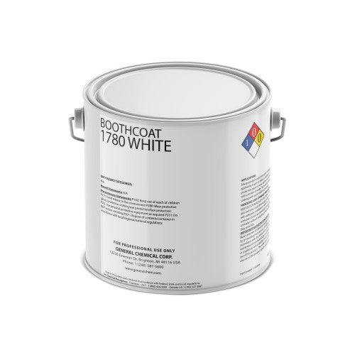 Booth Coat 1780 White - PROTECTIVE BARRIER FOR GRATES, FLOORS, AND WALLS