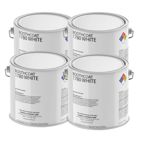 Booth Coat 1780 White - PROTECTIVE BARRIER FOR GRATES, FLOORS, AND WALLS