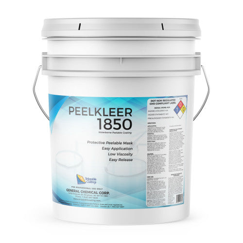 PeelKleer 1850 - Clear Water Removable Auto Body Paint Booth Protective Coating