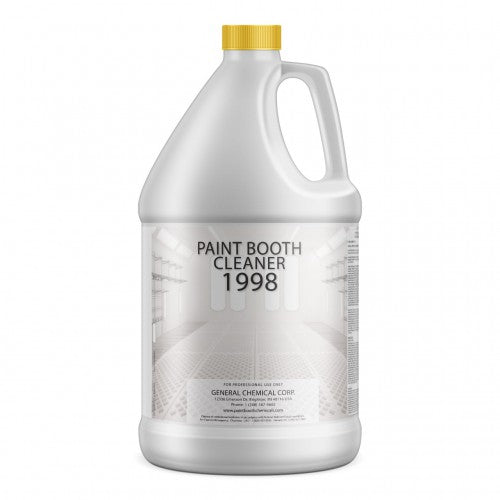 Paint Booth Cleaner 1998 - Water Based Paint Remover for Heavy Overspray