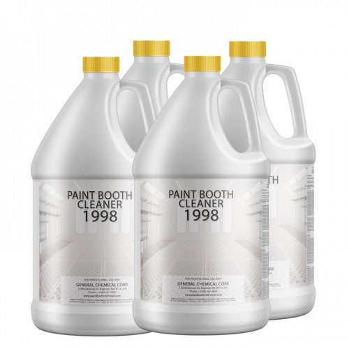 Paint Booth Cleaner 1998 - Water Based Paint Remover for Heavy Overspray