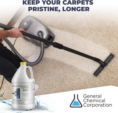 CarpetGeneral Encapsulating Cleaner 5821 - Capture Dirt and Grime and Vacuum it Away