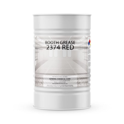 Booth Grease 2374 Red - Protective Paint Coating for Heavy Overspray
