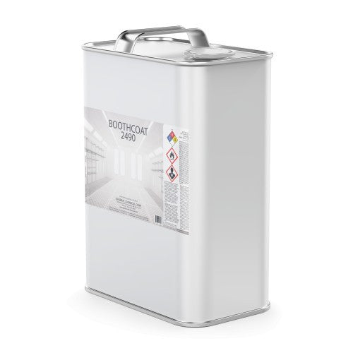 BoothCoat 2490 - White Solvent Based Paint Booth Coating
