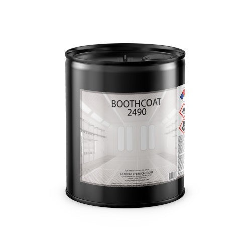 BoothCoat 2490 - White Solvent Based Paint Booth Coating
