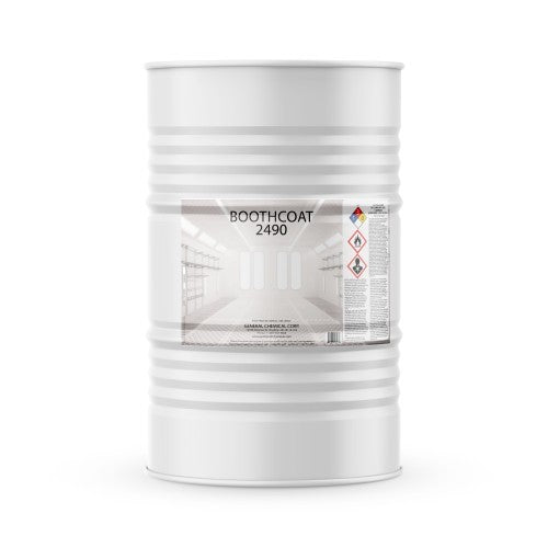 BoothCoat 2490 - White Solvent Based Paint Booth Coating