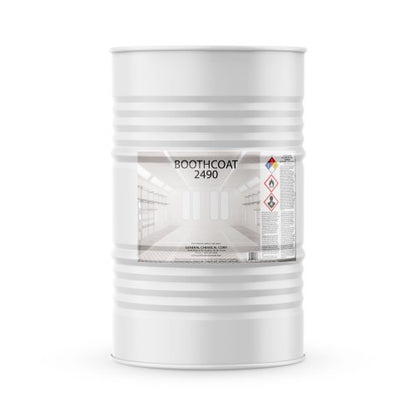 BoothCoat 2490 - White Solvent Based Paint Booth Coating