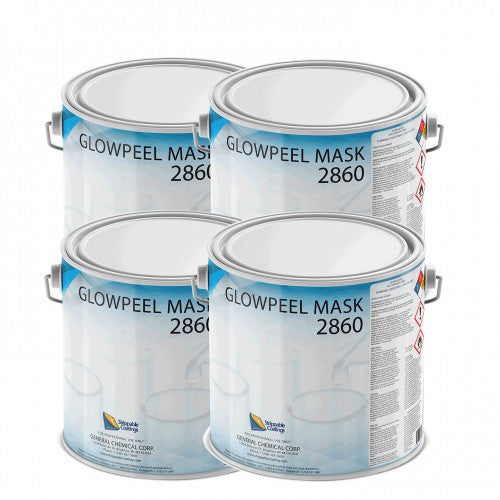 Glowpeel Mask 2860 - Temporary Glow-in-the-Dark Coating, Perfect for Parties, Halloween, and More