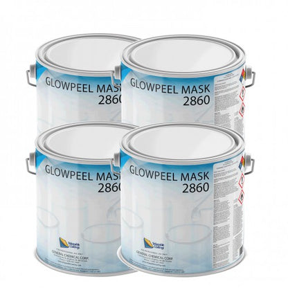 Glowpeel Mask 2860 - Temporary Glow-in-the-Dark Coating, Perfect for Parties, Halloween, and More