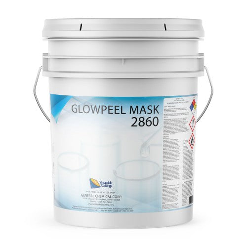 Glowpeel Mask 2860 - Temporary Glow-in-the-Dark Coating, Perfect for Parties, Halloween, and More