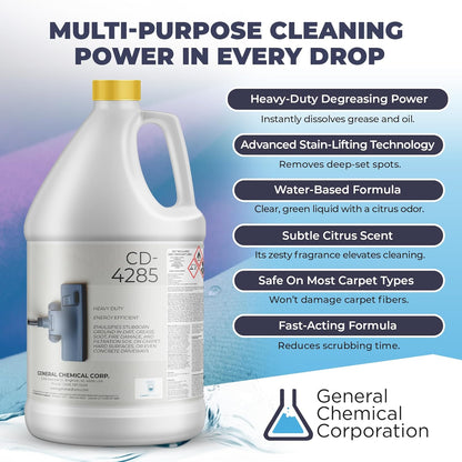 CarpetGeneral CD 4285 - Multi Purpose Carpet Degreaser, Stain Remover