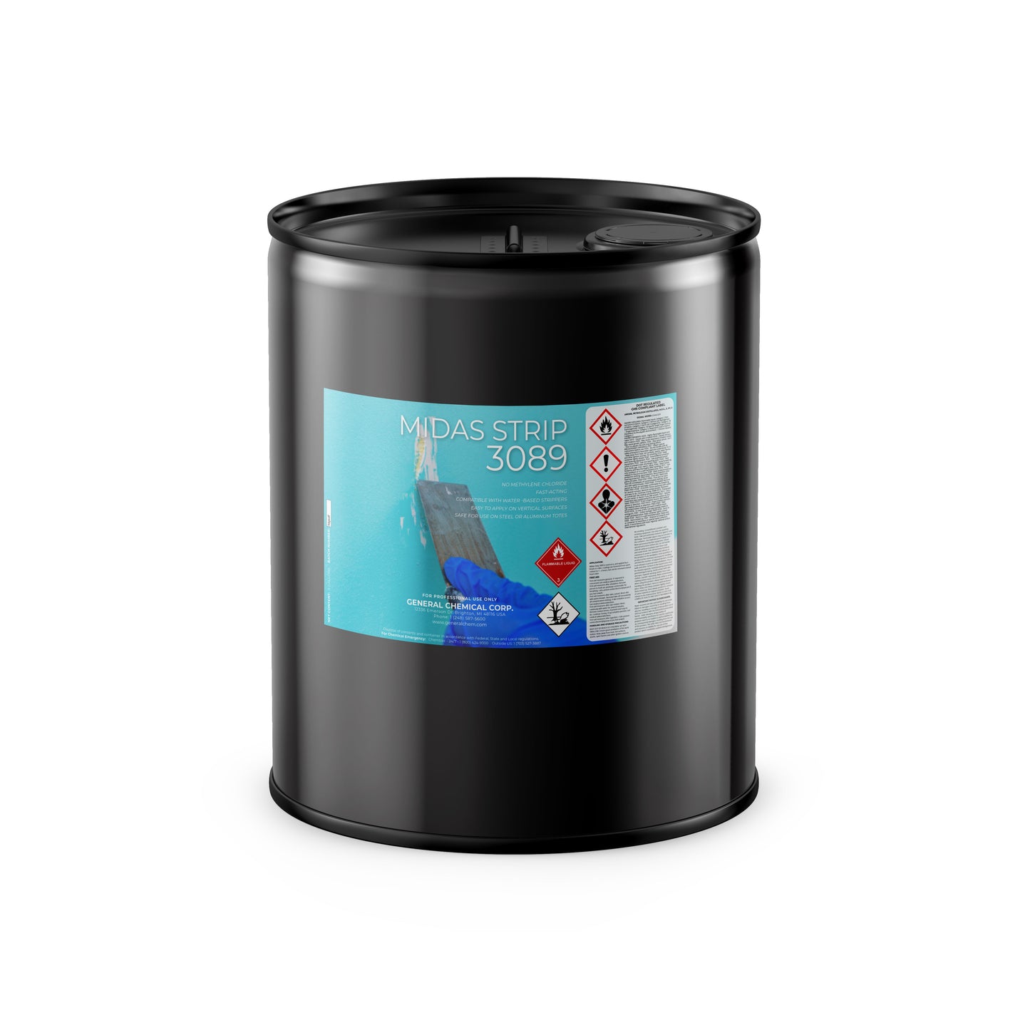 MidasStrip 3089 - Tote and Container Exterior Cleaner for Vertical Surfaces