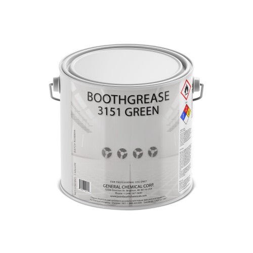 Booth Grease 3151 Green - Protective Paint Coating for Heavy Overspray
