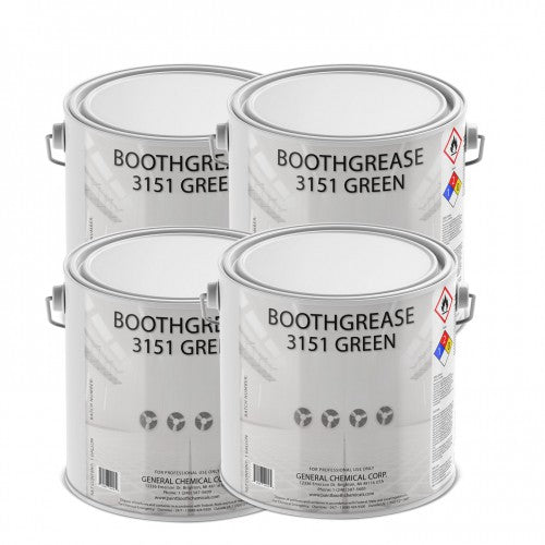 Booth Grease 3151 Green - Protective Paint Coating for Heavy Overspray