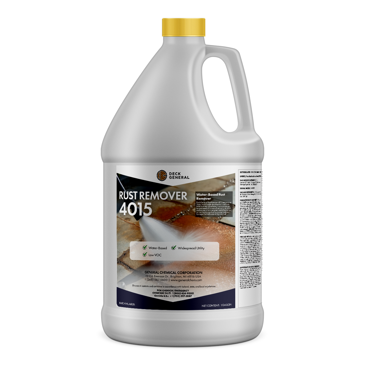 PaverGeneral Rust Remover 4015 - Effective Rust Clean Up for Walkways, Pools, Brick, and More