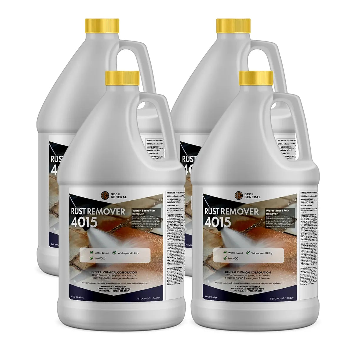 PaverGeneral Rust Remover 4015 - Effective Rust Clean Up for Walkways, Pools, Brick, and More