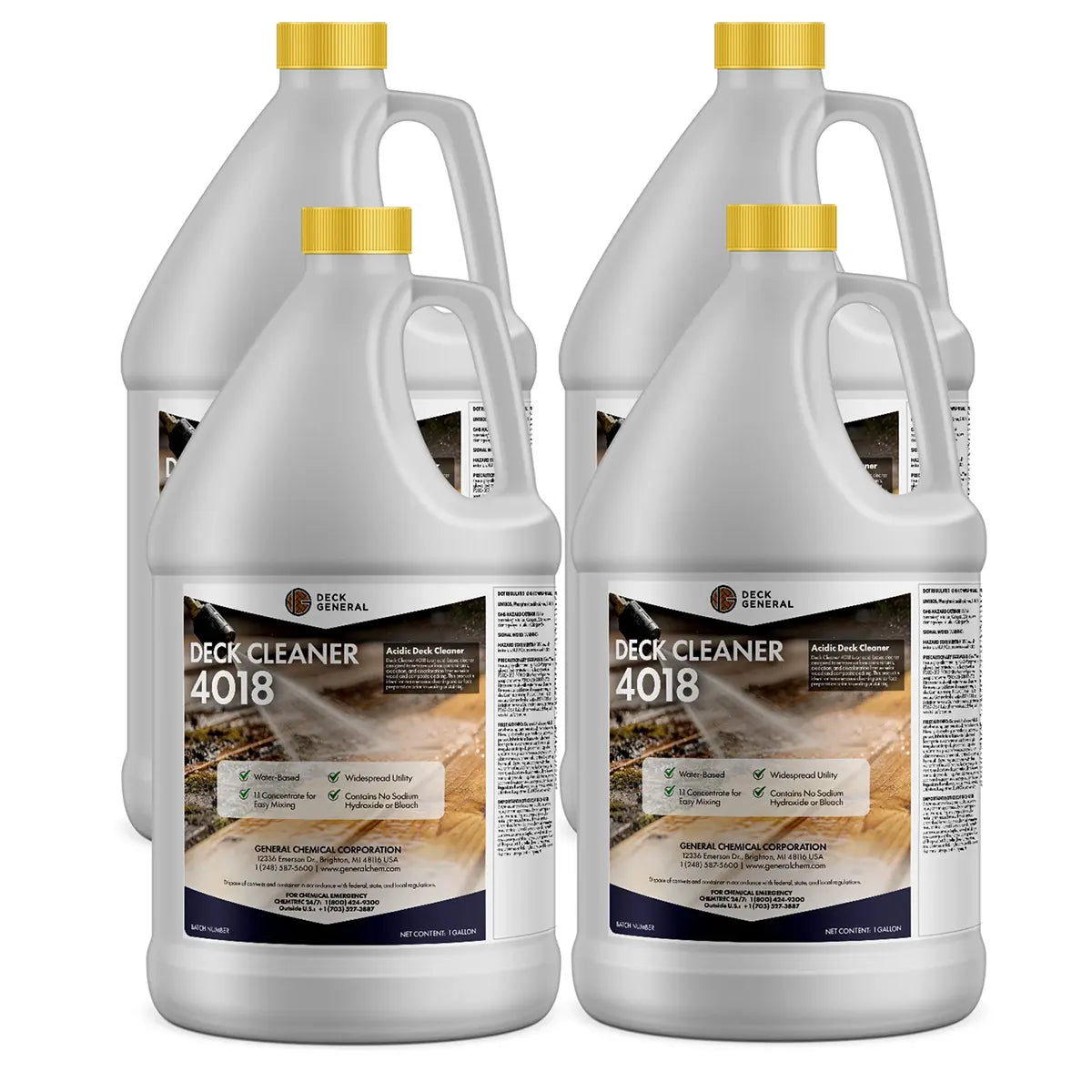 DeckGeneral Deck Cleaner 4018 - Exterior Wood Cleaner