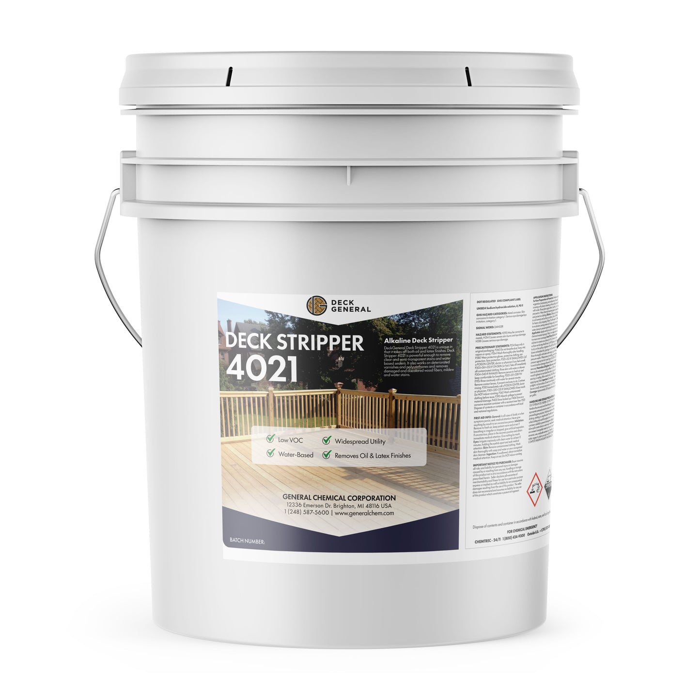 DeckGeneral Deck Stripper 4021 - Remove Oil and Latex Finishes from Wood
