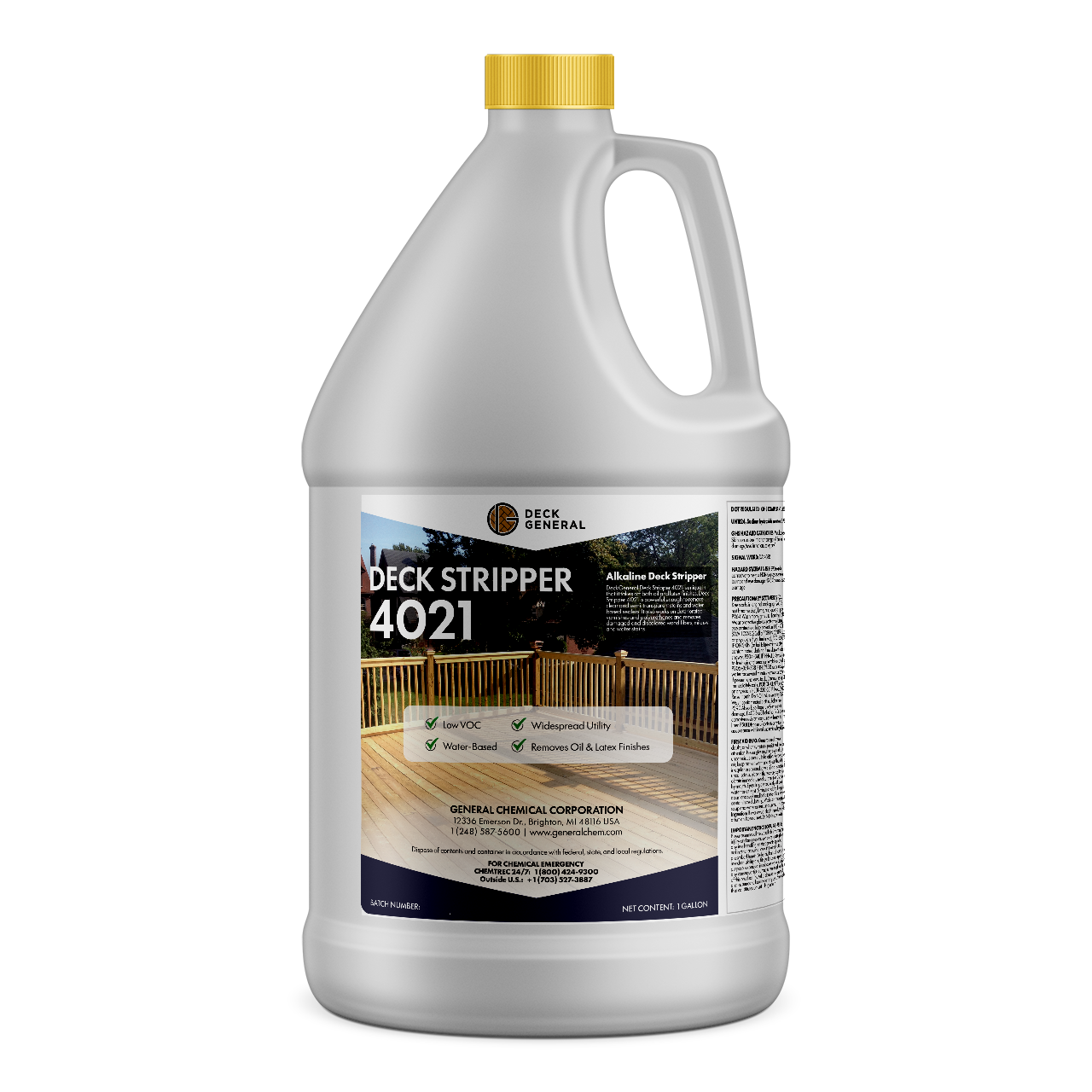 DeckGeneral Deck Stripper 4021 - Remove Oil and Latex Finishes from Wood