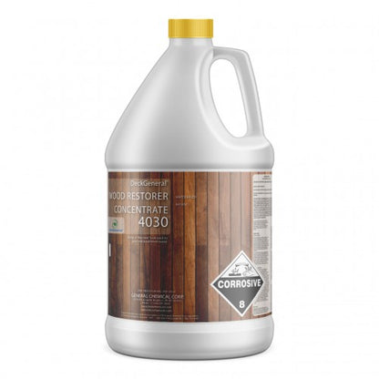 DeckGeneral Wood Restorer Concentrate 4030 - Restore Your Wood and Remove Mildew and Weather Stains