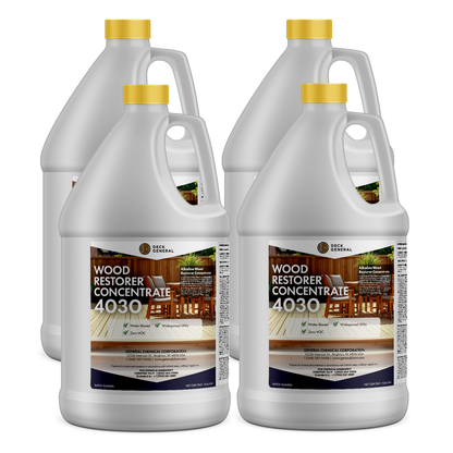 DeckGeneral Wood Restorer Concentrate 4030 - Restore Your Wood and Remove Mildew and Weather Stains