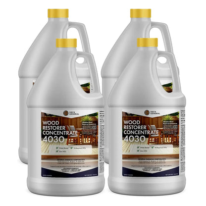 DeckGeneral Wood Restorer Concentrate 4030 - Restore Your Wood and Remove Mildew and Weather Stains