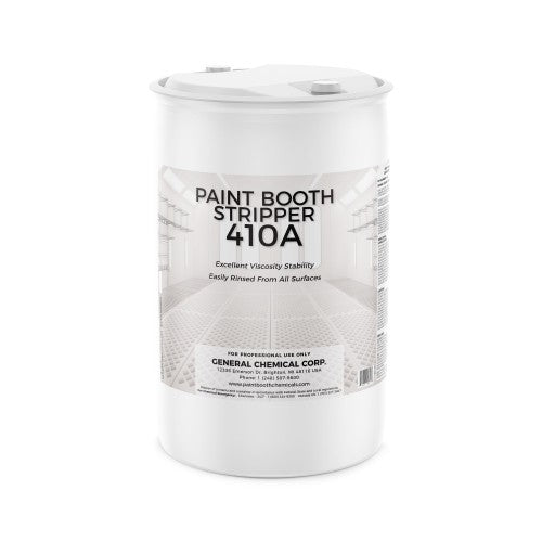 Paint Booth Stripper 410A - Paint Remover for Walls and Windows