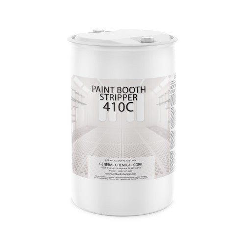 Paint Booth Stripper 410C - Low Viscosity Paint Remover for Walls and Windows