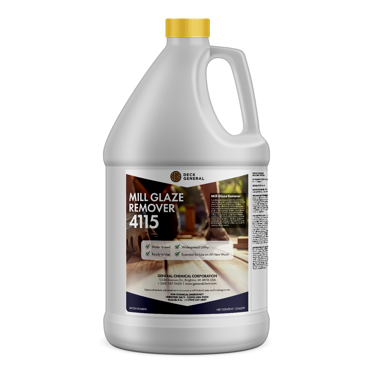 DeckGeneral Mill Glaze Remover - Remove Resin from New Wood
