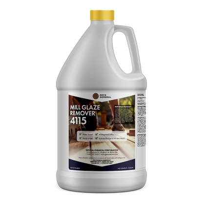 DeckGeneral Mill Glaze Remover - Remove Resin from New Wood