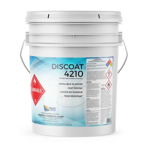 Disccoat 4210 - Clear Blue Optical Disc and CD Protection Coating
