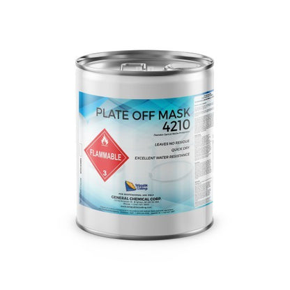 Plate Off Mask 4210 - Blue Peelable Solvent Based Maskant