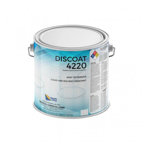 Disccoat 4220 - Water Based Clear Blue Optical Disc and CD Protection Coating