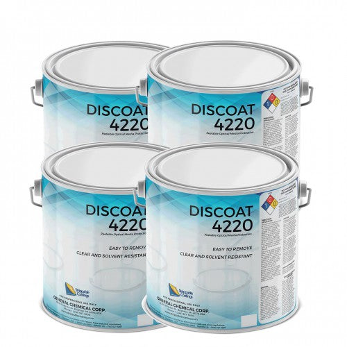 Disccoat 4220 - Water Based Clear Blue Optical Disc and CD Protection Coating