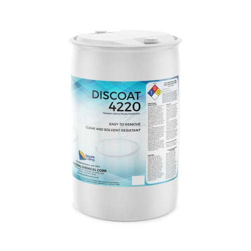 Disccoat 4220 - Water Based Clear Blue Optical Disc and CD Protection Coating
