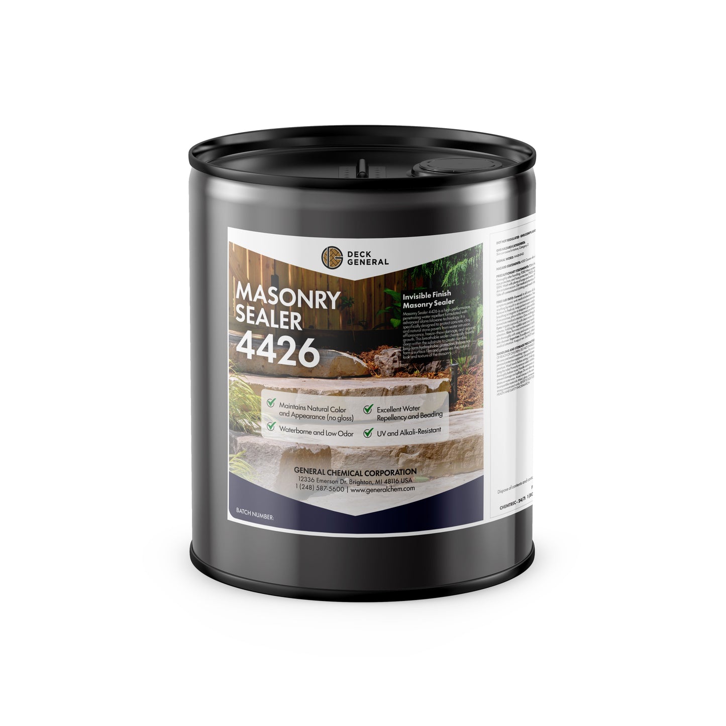 PaverGeneral Masonry Sealer 4426 - Finish Sealer for Stone, Brick, Mortar, and More