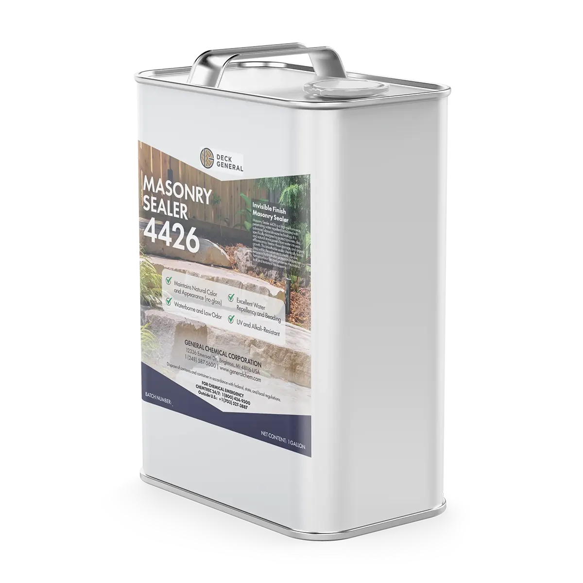 PaverGeneral Masonry Sealer 4426 - Finish Sealer for Stone, Brick, Mortar, and More