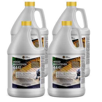 DeckGeneral Down Stream Injectable Wood Brightener 4441 - Revitalize Wood's Natural Color and Vibrancy