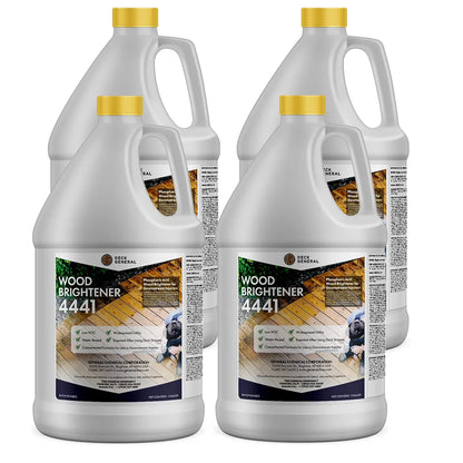 DeckGeneral Down Stream Injectable Wood Brightener 4441 - Revitalize Wood's Natural Color and Vibrancy