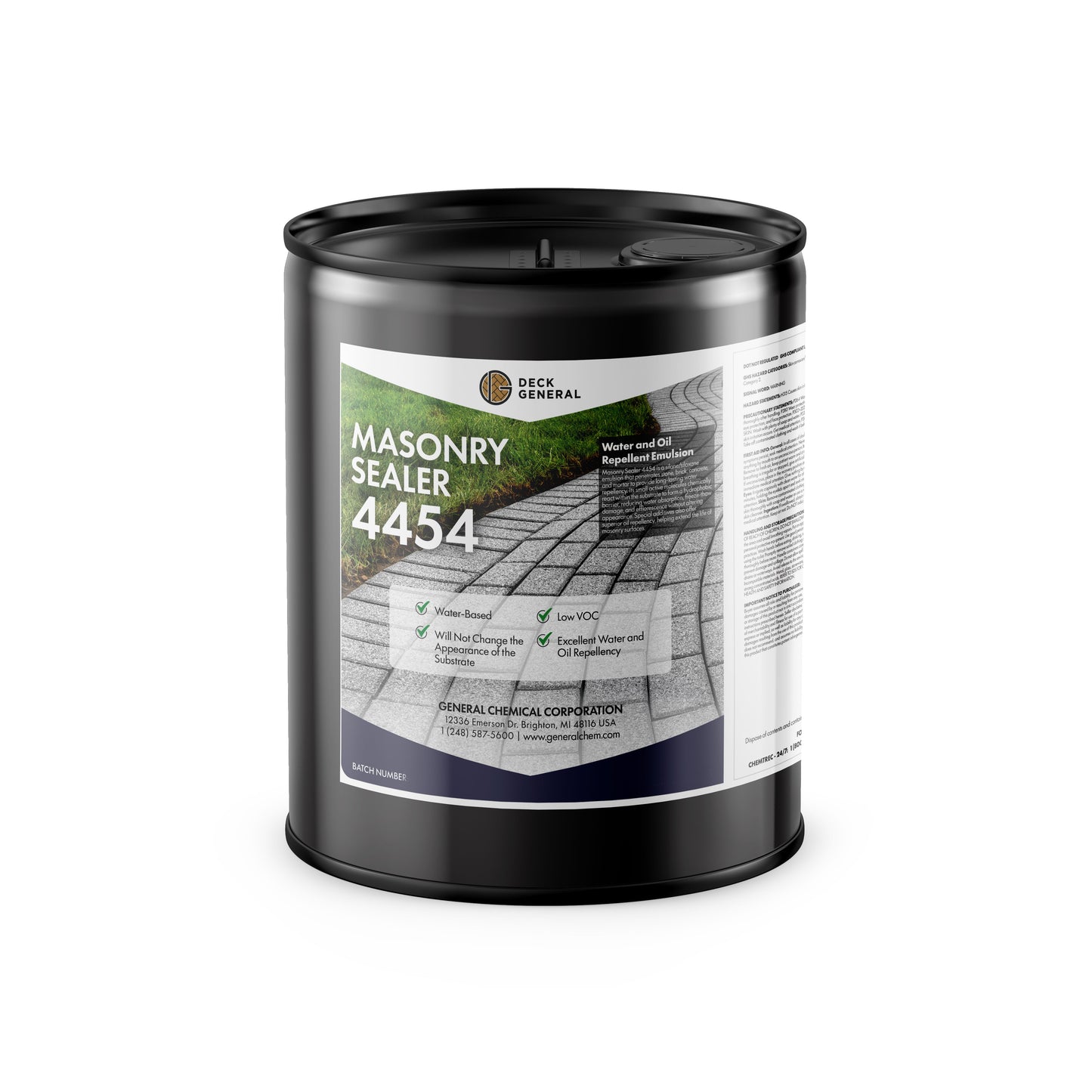 PaverGeneral Masonry Sealer 4454 - Water Damage Protection Invisible Finish Sealer