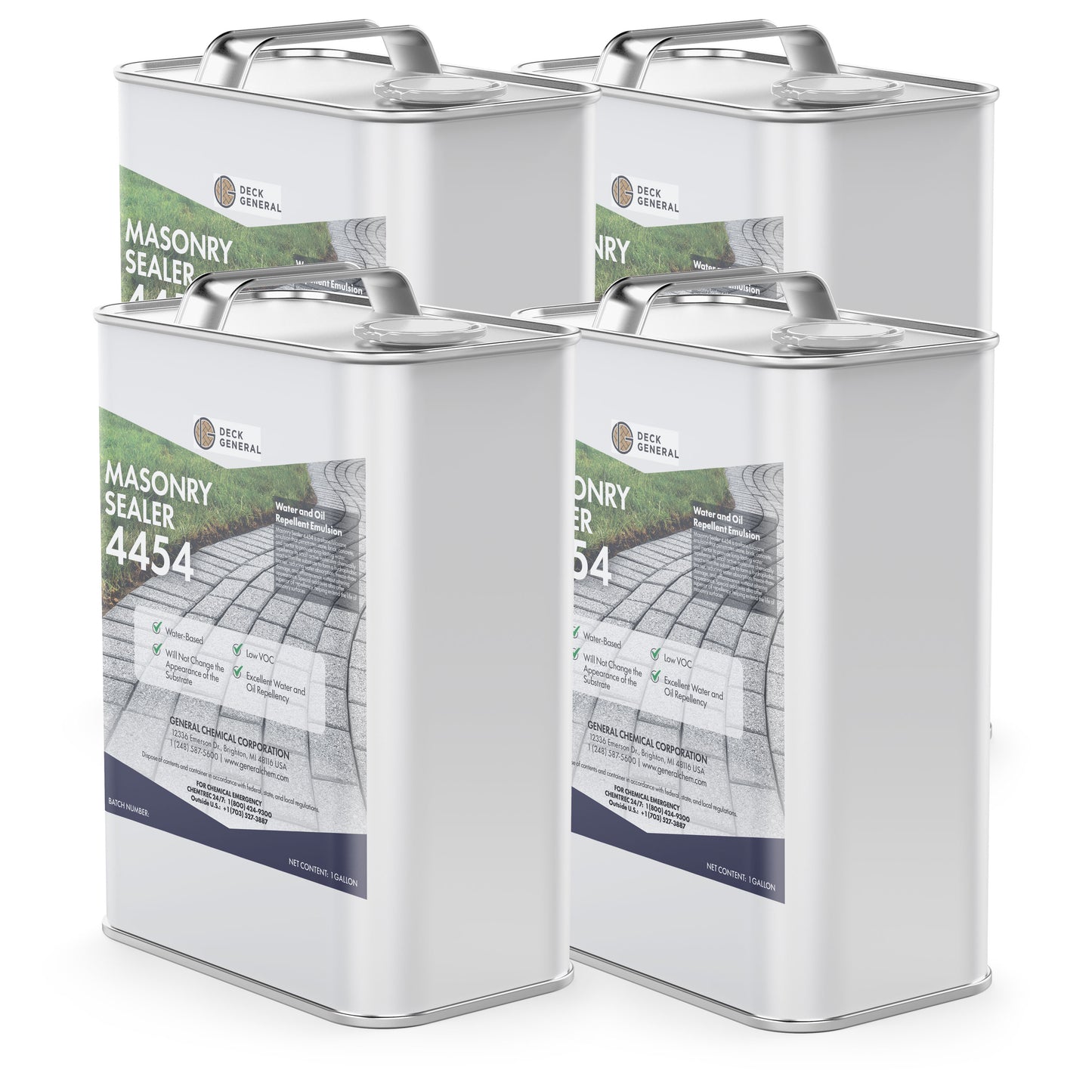 PaverGeneral Masonry Sealer 4454 - Water Damage Protection Invisible Finish Sealer