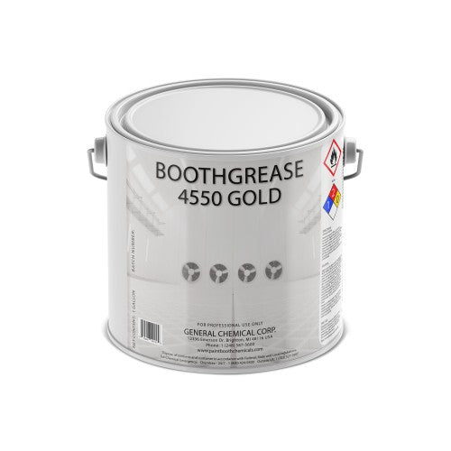 Booth Grease 4550 Gold - Protective Paint Coating for Heavy Overspray