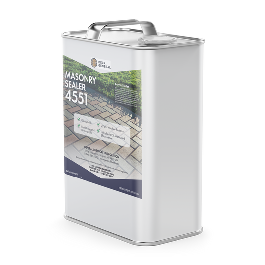 PaverGeneral Masonry Sealer 4551 - Water Damage Protection Glossy Finish Sealer